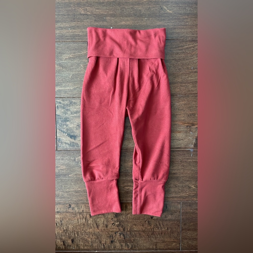 12M maroon joggers